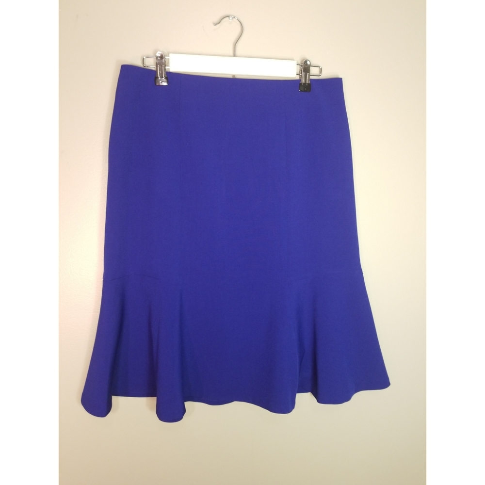 Evan Picone Black Label Ruffle Skirt Size 8 - Picture 1 of 4